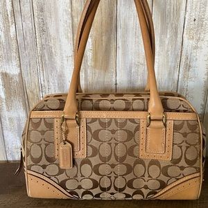 Authentic Monogram Coach Purse